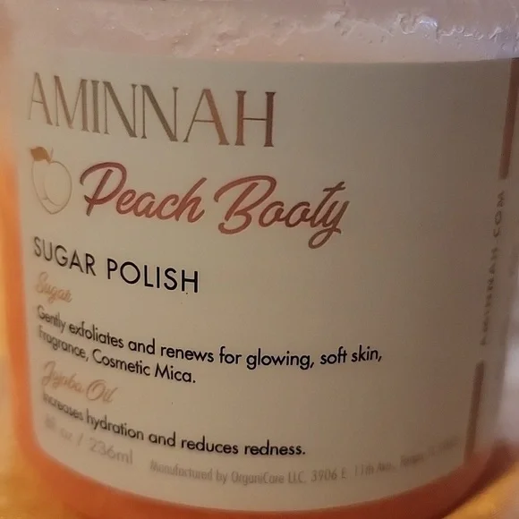 NEW Aminnah Peach Booty Sugar Polish - Picture 2 of 4